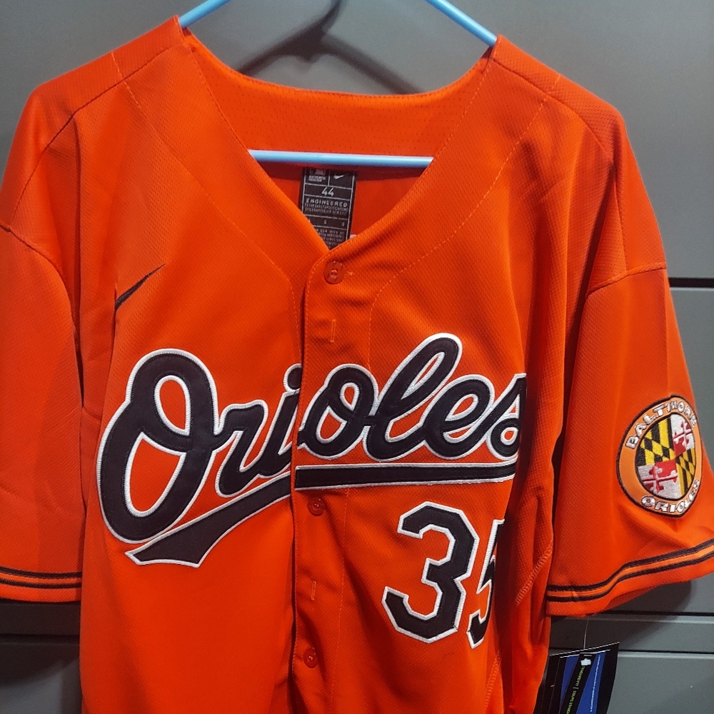 Adley Rutschman Baltimore Orioles Orange Stitched Jersey. NWT.